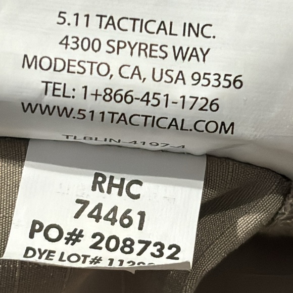 5.11 Tactical Fast-Tac Men's Urban Cargo Pants - Picture 10 of 10